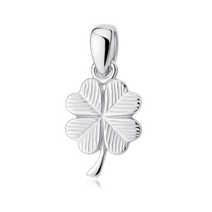 Silver (925) pendant - four-leaf clover