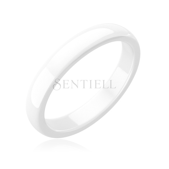 White ceramic ring 3mm