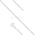 Silver (925) Venetian box chain - diamond-cut