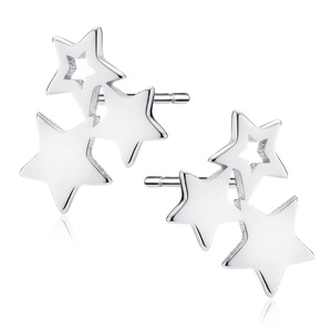 Silver (925) earrings - stars