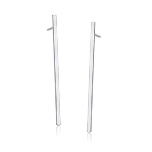 Silver (925) long earrings