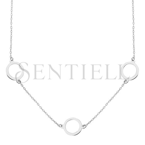 Silver (925) necklace - three circles