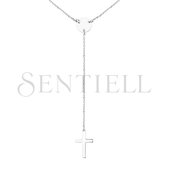 Silver (925) necklace with cross