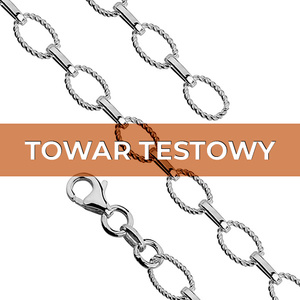 TOWAR TESTOWY - Silver (925) chain bracelet