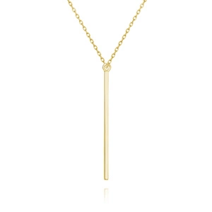 Silver (925) necklace, gold-plated