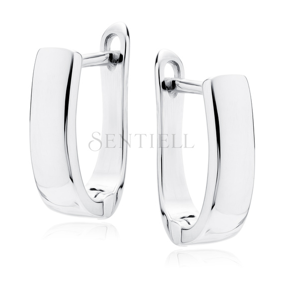 Silver (925) high polished earrings