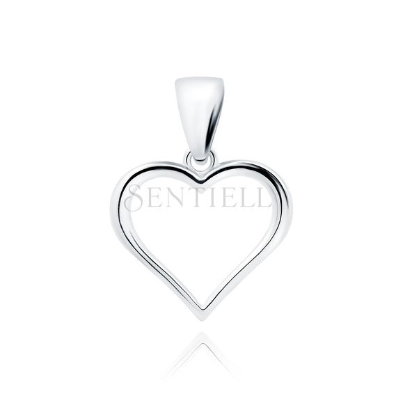 Silver (925) charm - heart