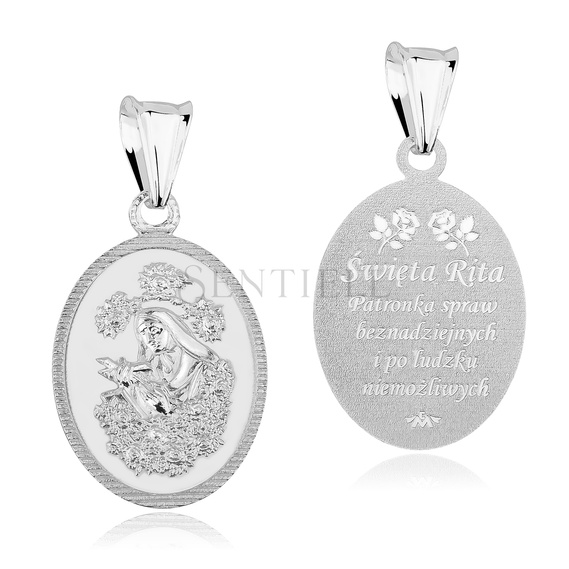 Silver (925) pendant - Saint Rita