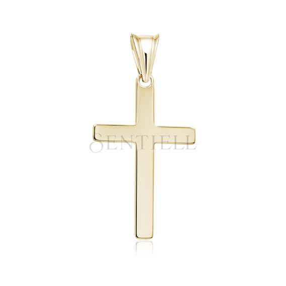Silver (925) gold-plated pendant cross