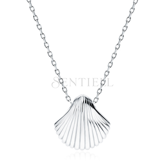 Silver (925) necklace - seashell