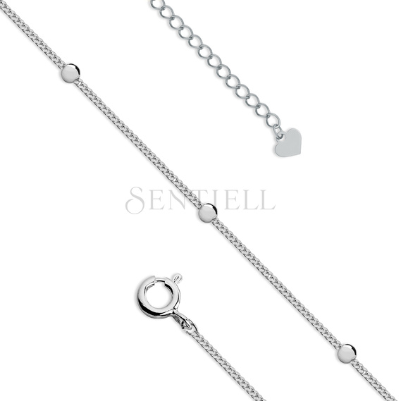 Silver (925) anklet - adjustable size