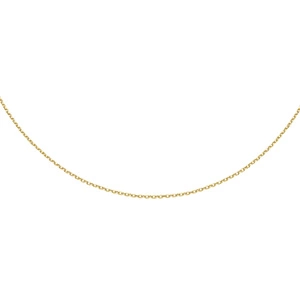 Silver (925) diamond cut anchor chain Ø 030 gold-plated