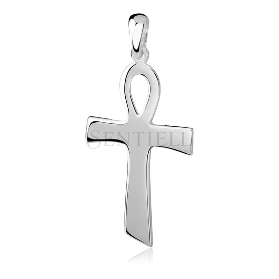 Colgante cruz Ankh de plata de ley 925
