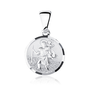 Silver (925) pendant Saint Christopher