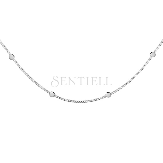 Silver (925) choker necklace with balls