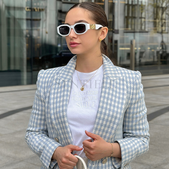 Silver (925) gold-plated necklace - round plate