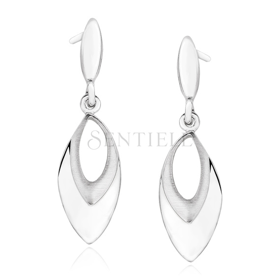 Silver (925) elegant earrings