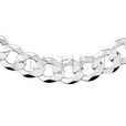 Silver (925) diamond-cut chain - curb extra flat Ø 300