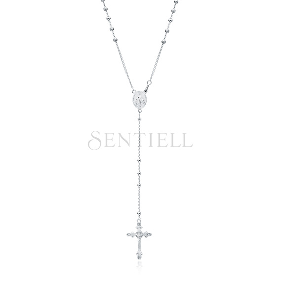 Silver (925) rosary necklace