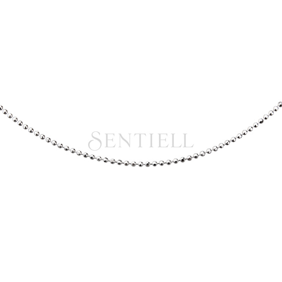 Silver (925) chain necklace 8L rhodium-plated