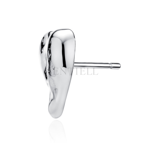 Pendientes plata de ley 925 - corazón