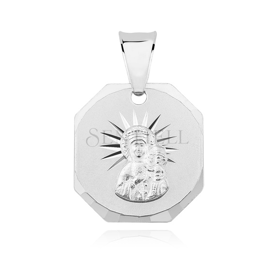 Colgante de Plata de ley 925 Virgen María / Virgen Negra