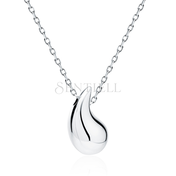 Silver (925) drop necklace - 13mm