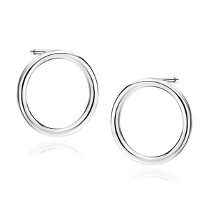 Silver (925) earrings - circles