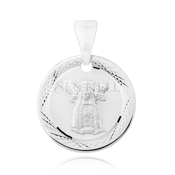 Colgante de plata de ley 925 - Nuestra Señora del Perpetuo Socorro