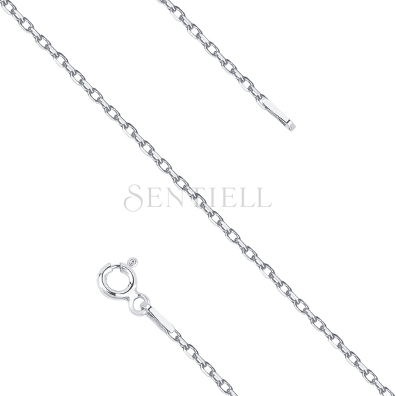 Silver (925) chain anchor diamond cut without plating