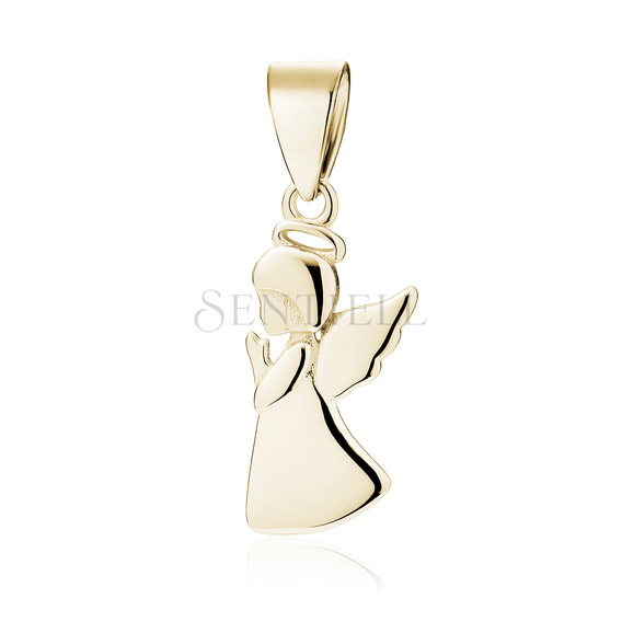 Silver (925) gold-plated pendant with angel
