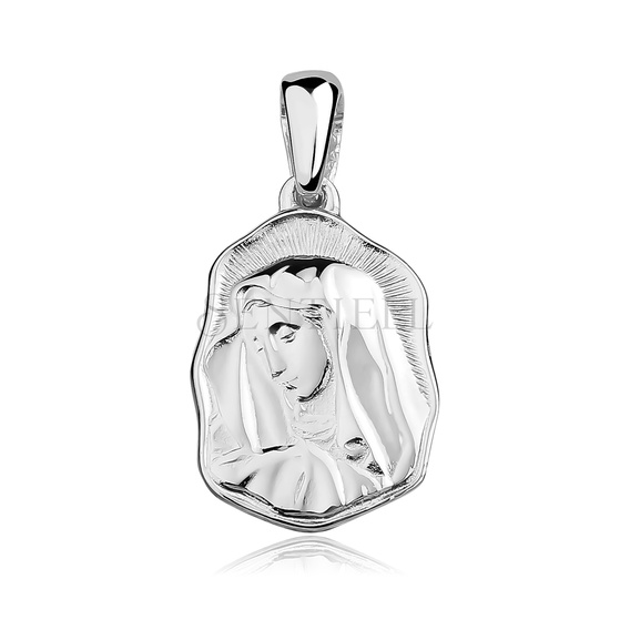 Colgante de la Virgen María en Plata de ley 925