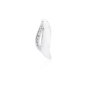 Silver (925) pendant with white zirconia