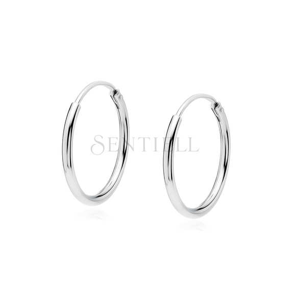 Silver (925) earrings hoop