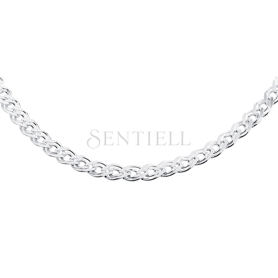 Cadena Nonna de plata de ley 925 tallada tipo diamante Ø 0,65