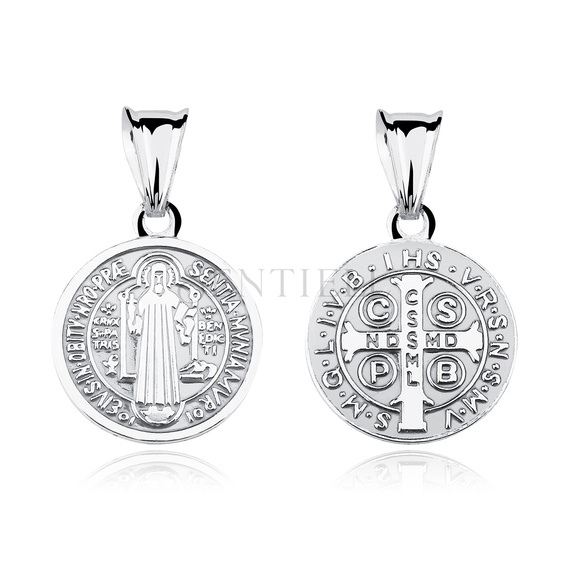 Silver (925) pendant Saint Benedict