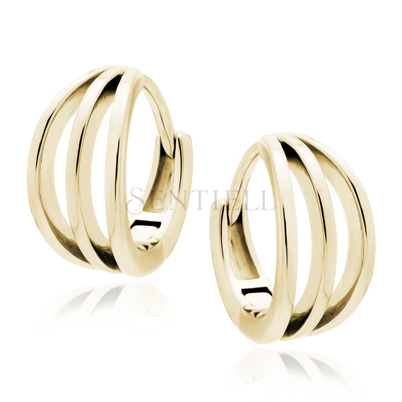 Silver (925) gold-plated earrings