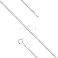 Silver (925) Venetian box chain, diamond-cut