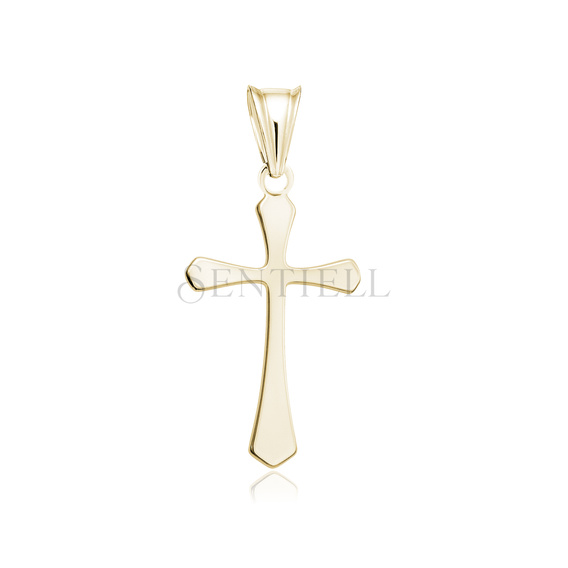 Silver (925) gold-plated pendant cross