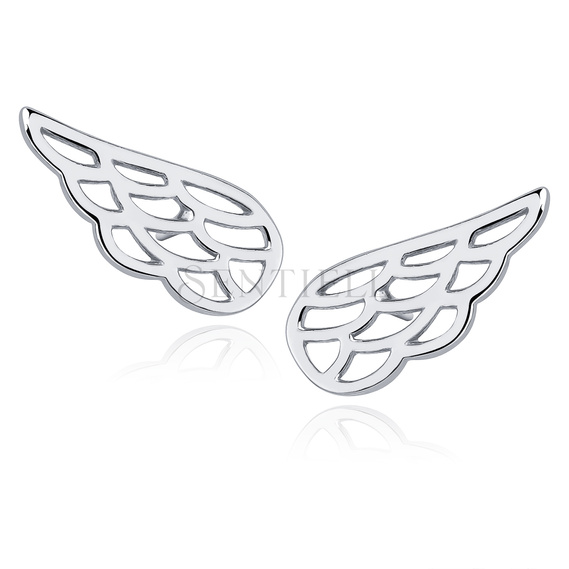 Silver (925) earrings - wings