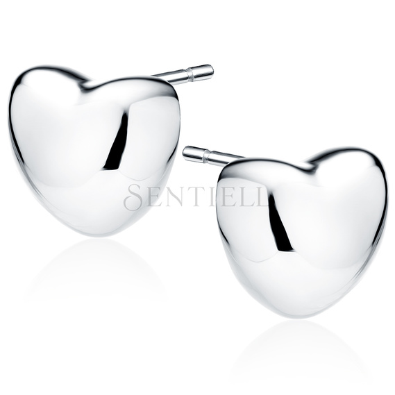 Silver (925) earrings - heart