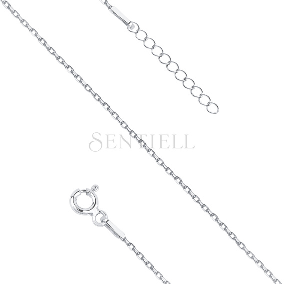 Silver (925) bracelet diamond cut anchor