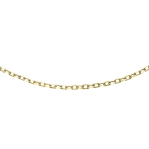 Silver (925) gold-plated chain anchor diamond cut without plating