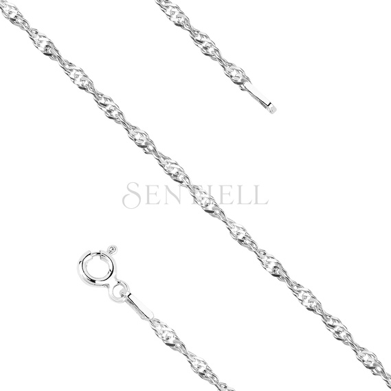 Silver (925) chain singapur bracelet Ø 030