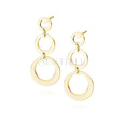 Silver (925) gold-plated earrings 