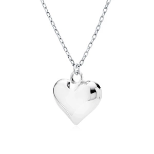 Silver (925) necklace - heart