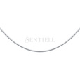 Silver (925) chain 8 sides snake  Ø 030 rhodium plated