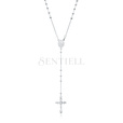 Silver (925) rosary necklace