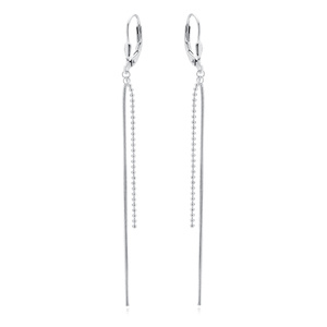 Silver (925) earrings with chains
