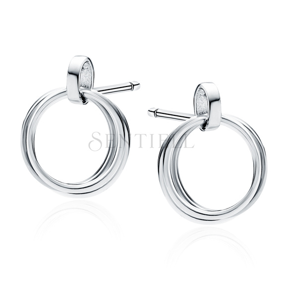 Silver (925) earrings - circles